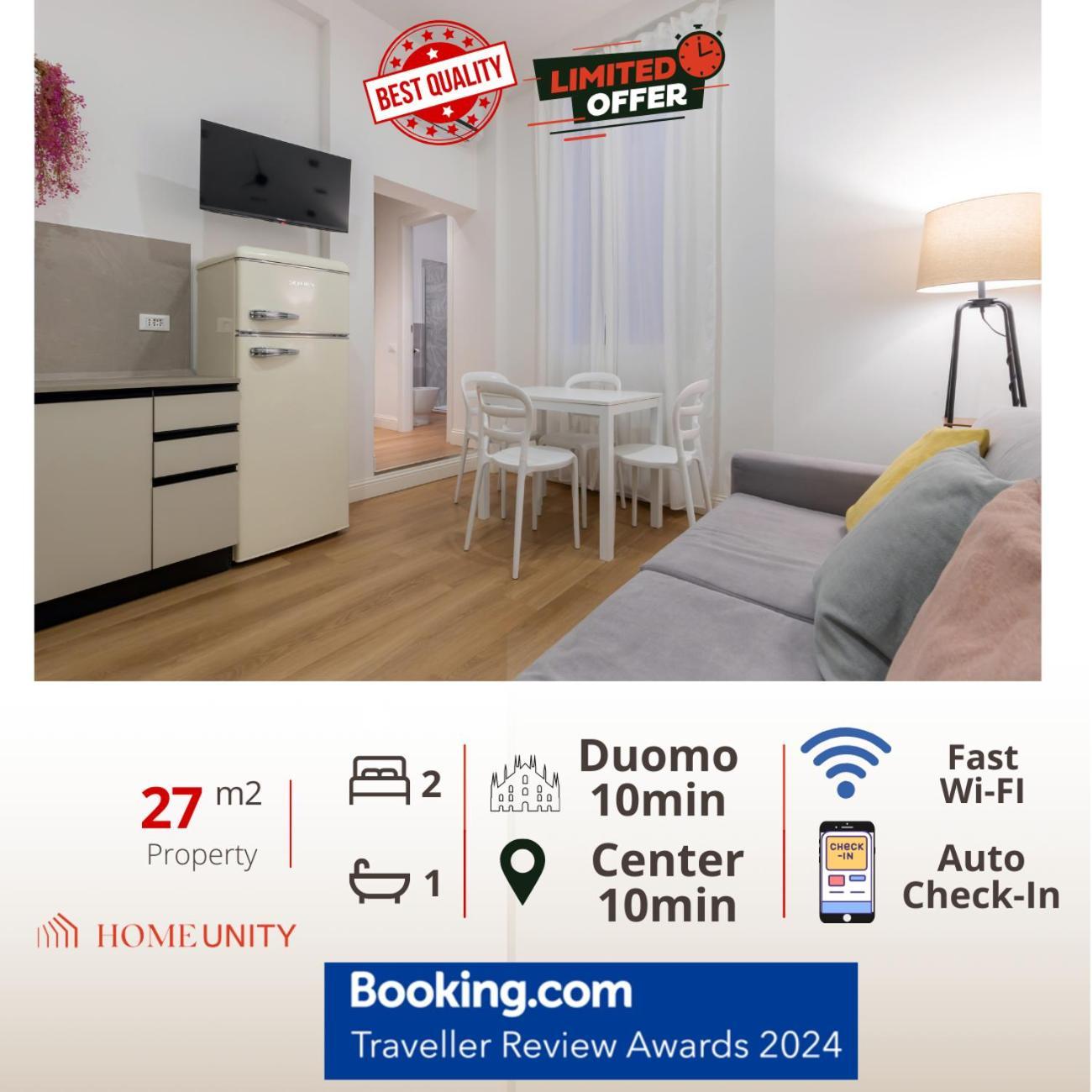ميلان Nuovo Intimo Apt A 10Min Dal Duomo - Homeunity المظهر الخارجي الصورة